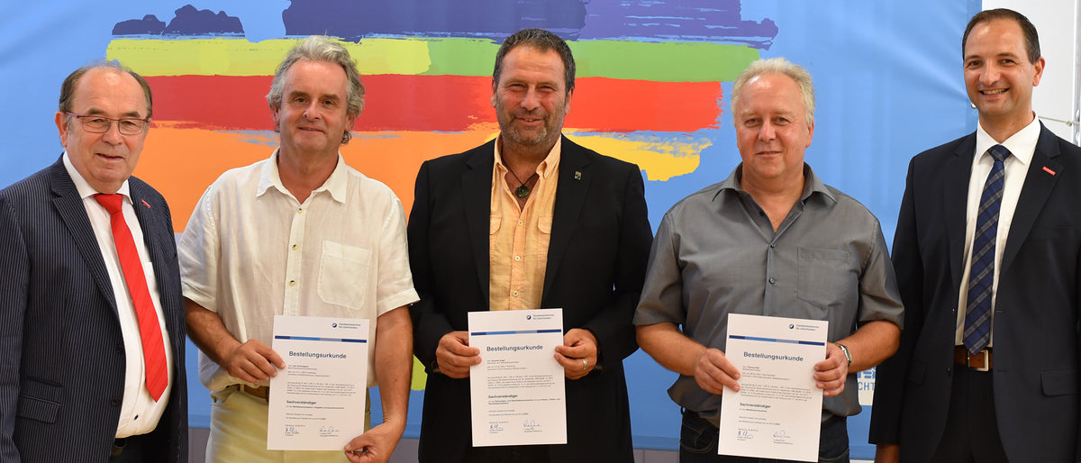Neue Sachverständige - August 2018 Neue Sachverständige