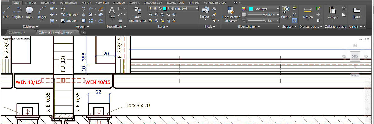 AutoCAD Aufbaustufe