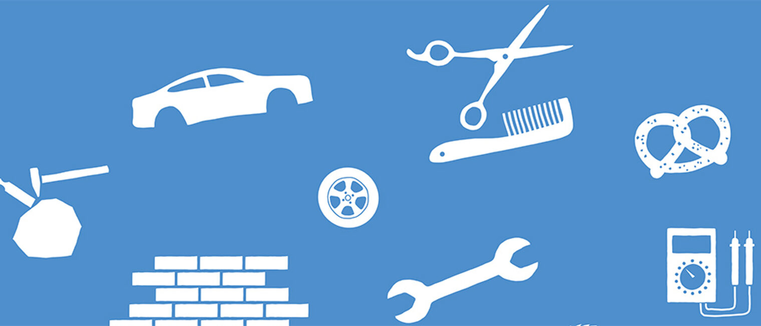 130 Ausbildungsberufe im Handwerk 130 Ausbildungsberufe im Handwerk