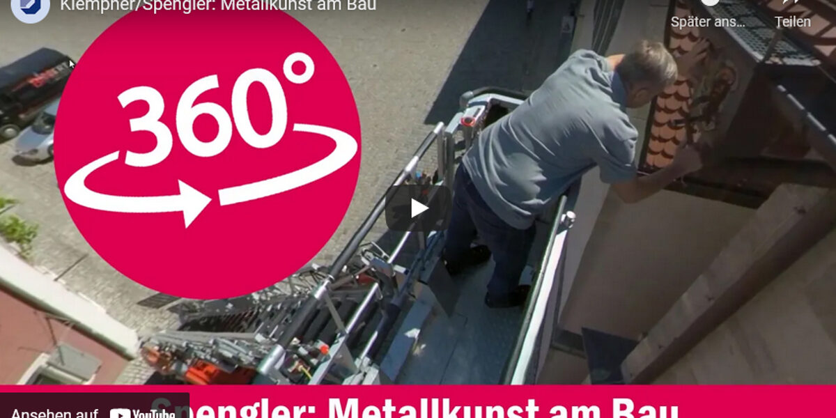 Spenglermeisterschule Würzburg 360 Grad Video. Blick in die Werkstatt