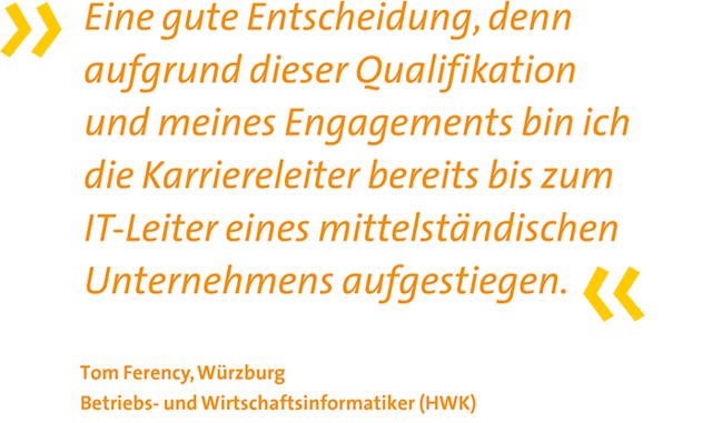 Wirtschaftsinformatiker Testimonial